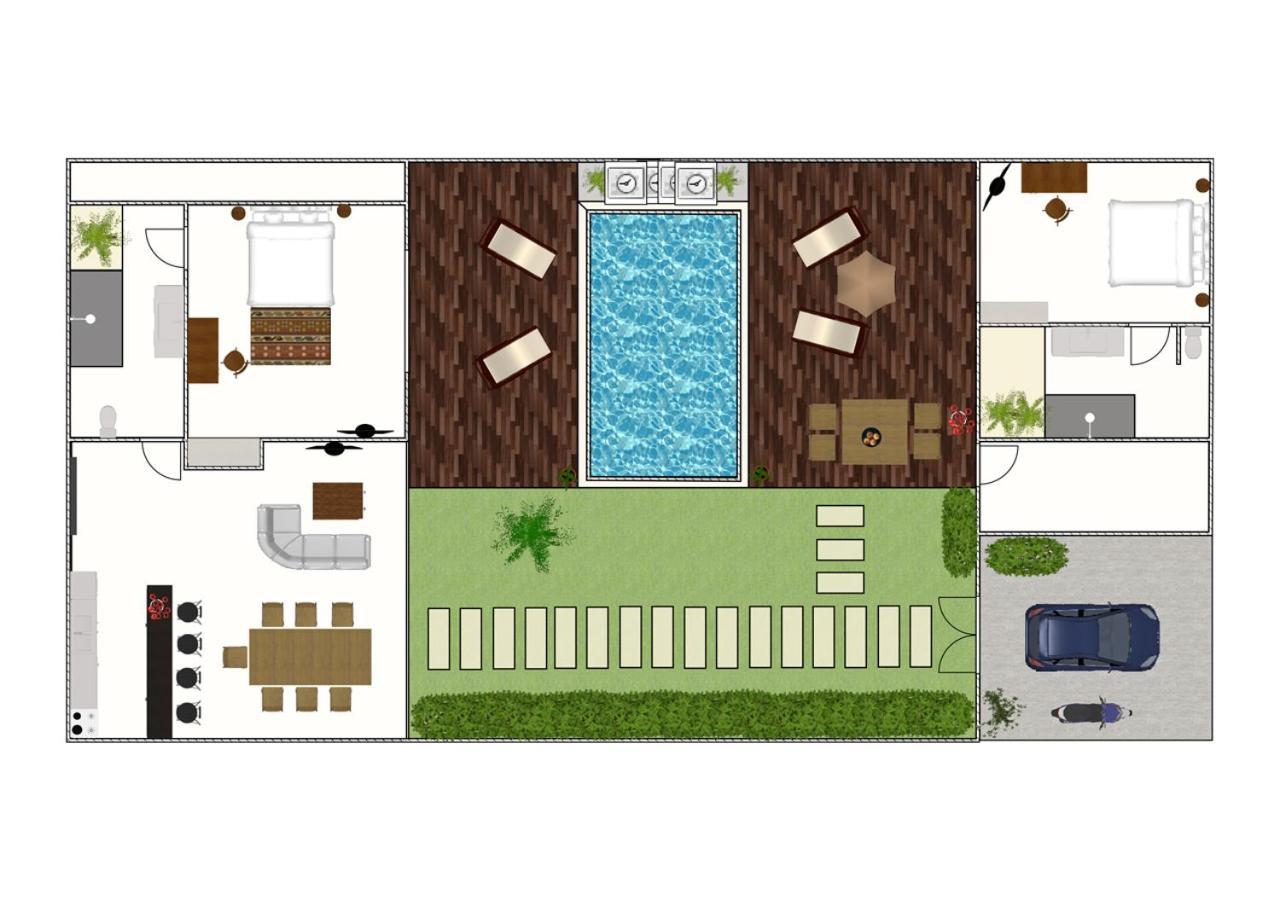 Villa Calypso By Optimum Bali Villas Семиняк Екстериор снимка